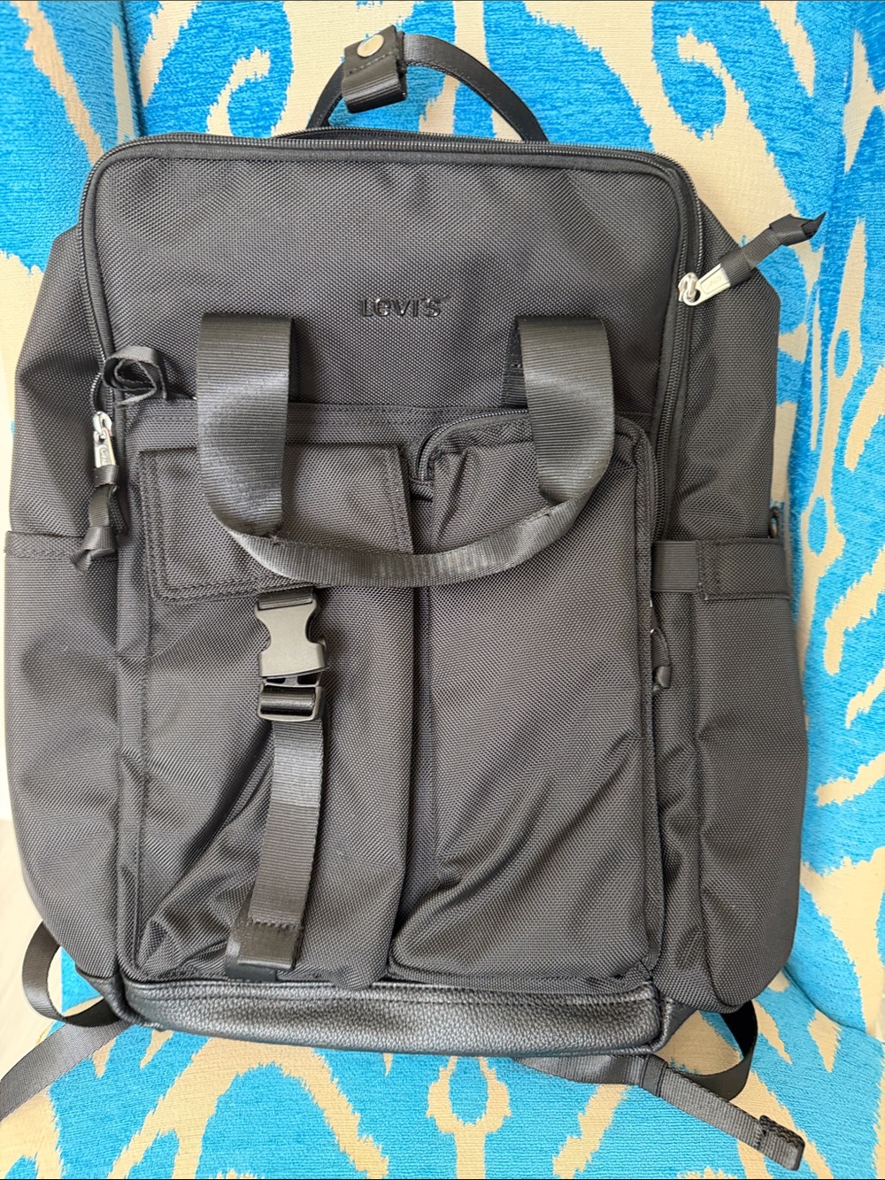Levi's Black  Backpack with lab top pocket